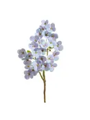 15" Blue Floral Pick