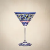 Barcelona Flowers Martini   Set of 2