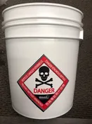 Danger Label Multi Language 5×5″