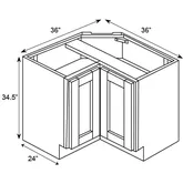 AA BER36 - Base Easy Reach Cabinet