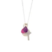 “Determination to Succeed” Hand-stamped Charm Necklace by SAM
