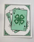 4-H Card Sticker