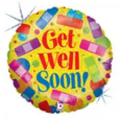Get Well Soon Mylar Balloon (styles vary)