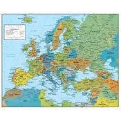 Europe Wall Map Poster