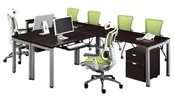 2 Person L Shaped Table Desk