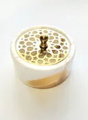 Alabaster Bowl with Lid