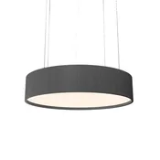 Accord Lighting 1037.50 Three Light Pendant, Organic Grey