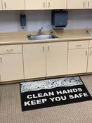 Clean Hands Keep You Safe-3×5- message-mat