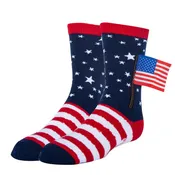 3D Liberty and Happines Youth's Funny Crew Socks