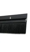 Dark Bronze Anodized Aluminum with 1" Brush Door Sweep 48" (601DKB-48) - NGP