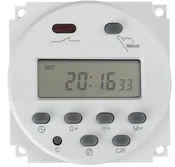 Baomain CN101A DC/AC 24V Digital LCD Power Programmable Timer Time Switch Relay 16A