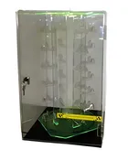 Acrylic Green Sunglass Holder in Display