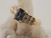 Midcentury Gold Spinel Ring — Columbia River Jewelers