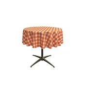 Checkered Round Tablecloth 51-Inch