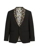 Floral Shawl Lapel Blazer