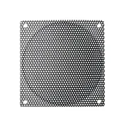 120mm Steel Mesh Filter Grill (Black, 1.1mm/0.5mm)