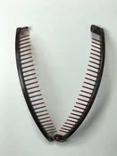 BANANA COMB CLIP HAIR ACCESSORY; Makes great Pony Tails, 7" long & opens wide to hold more hair than any other clip!