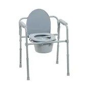 Drive Folding Steel Commode