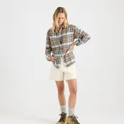 Amberley Light Long Sleeve Flannel - Dark Khaki