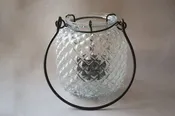 Textured Glass Tea-Light Lantern RENTAL