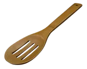 12" Bamboo Slotted Spoon