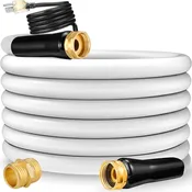 75 Ft Heated Drinking Fresh Water Hose for RV, YELLOW