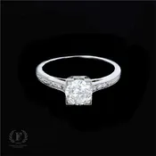 1.05 CARAT DIAMOND PLATINUM ENGAGEMENT RING