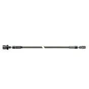 11" Stainless Braided Hose With 1/8" Pipe Male To 3/8-24" Female