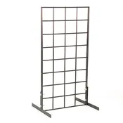 Countertop grid unit 1’wx2’h with legs – black