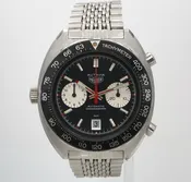 HEUER AUTAVIA 11630 Cal.12 42mm Mens Automatic Chronograph Swiss Vintage Watch