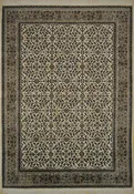 1954 INDIAHEREKE 6' 6" X  8' 11" Wool