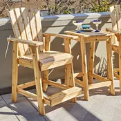 Adirondack Chairs with Table