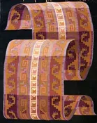 Large Huarrancca Wall Hanging - Cascading Ribbon Design — Stone Corral Media