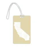 612 My Home State California Luggage Tag
