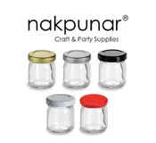 1.25 fl oz Mini Glass Jar with Lug Lid (37ml) - Made in the USA