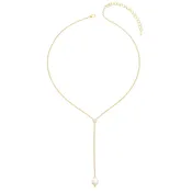 AVA – Dainty Freshwater Pearl Drop Lariat Necklace