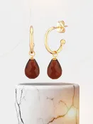 Garnet Stone Earrings