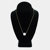 Pre-Owned 18k Yellow/White Gold Charm Necklace - 18" | B.G. Loan & Jewelry Co.