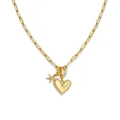 Bloom MOM Heart Necklace