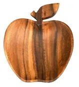 Acacia Apple Shaped Bowl