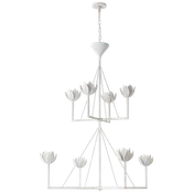 Alberto Large Two Tier Chandelier