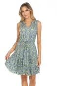 Amelia Dress - Green Vector