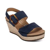 Aetrex Women’s Ashley Arch Support Wedge Navy
