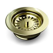 3.5" Polished Brass Disposal Sink Drain