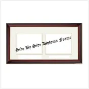 Side by Side Diploma Frame