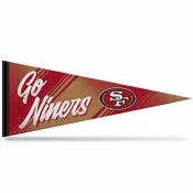 49ers Team Slogan 12" x 30" Soft Felt Pennant