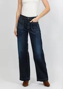 Ada Patched Pocket Pant 33" - Pure Flow Blue
