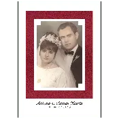 40th Wedding Anniversary Party Invitation, Style 1C
