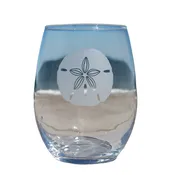Stemless Sand Dollar Wine/Drinking Glass