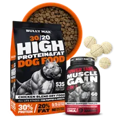 Bully Max Dog Food (40 lbs.) & Muscle Building Tablets Bundle